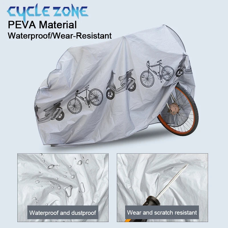 Bicycle Cover Motorcycle Rain Cover Waterproof Dustproof Anti-UV