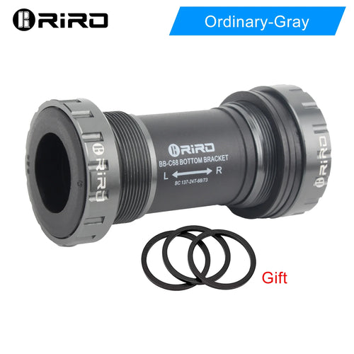 RIRO Bicycle Ceramic Bottom Bracket BB68/BB92 68/73MM Threaded BB MTB