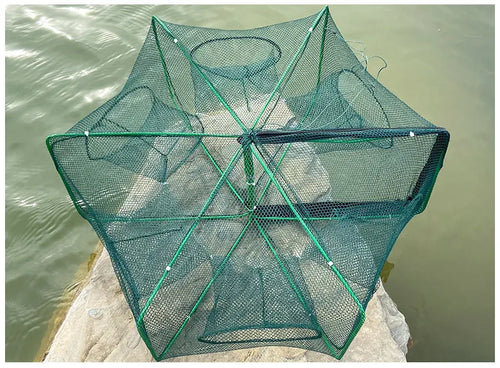 Mesh For Fishing Net/Tackle/Cage Folding Crayfish Catcher Casting/Fish