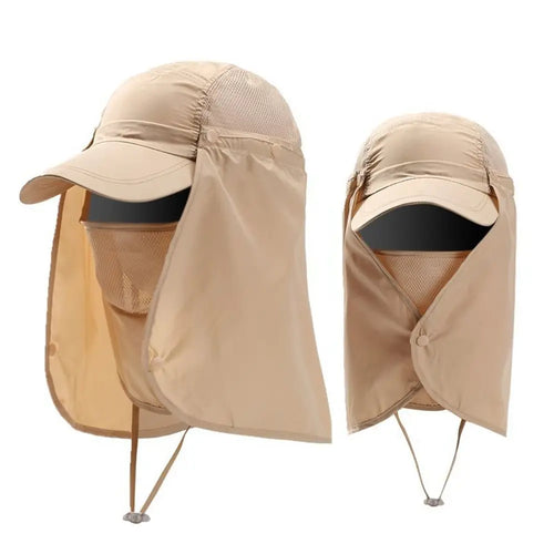 Summer Fishing Sun Hat Baseball Cap Outdoor Neck Face UV Sun