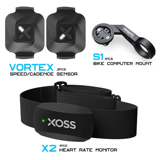 XOSS Vortex Speed Cadence Sensor X2 Heart Rate Monitor S1 Bike