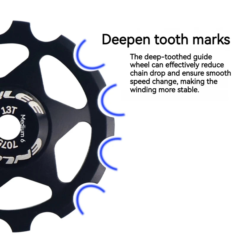 ENLEE Bicycle Guide Wheel Mountain Road Guide Wheel 11T 13T Rear Dial