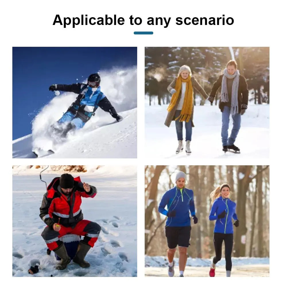 Warm Winter Skull Cap Soft Polar Fleece Hat Thick Windproof Cap