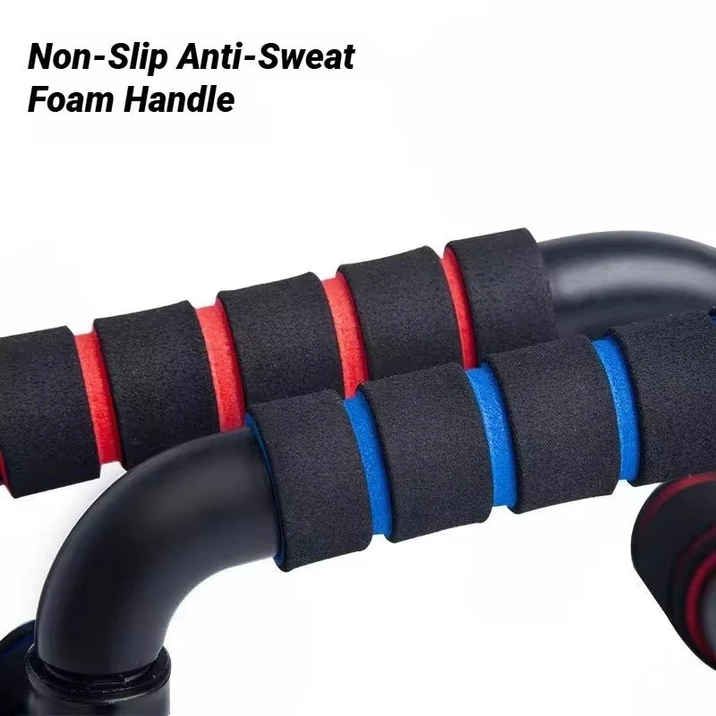 Portable Muscle Training Fitness Equipment Anti Skid Foam Handle Push