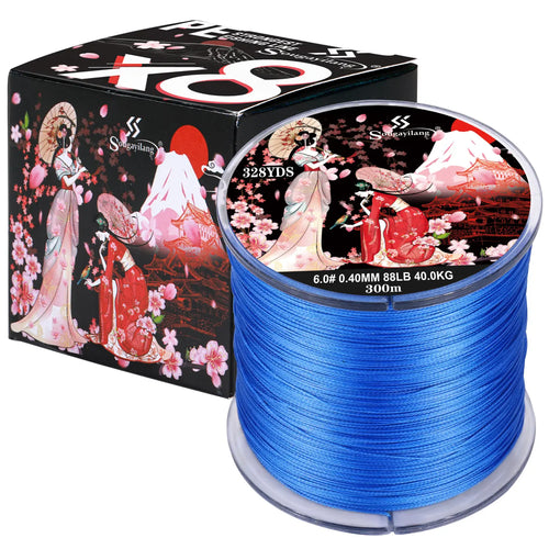 Sougayilang 8 Strands Braided Fishing Line 100M 300M Multifilament