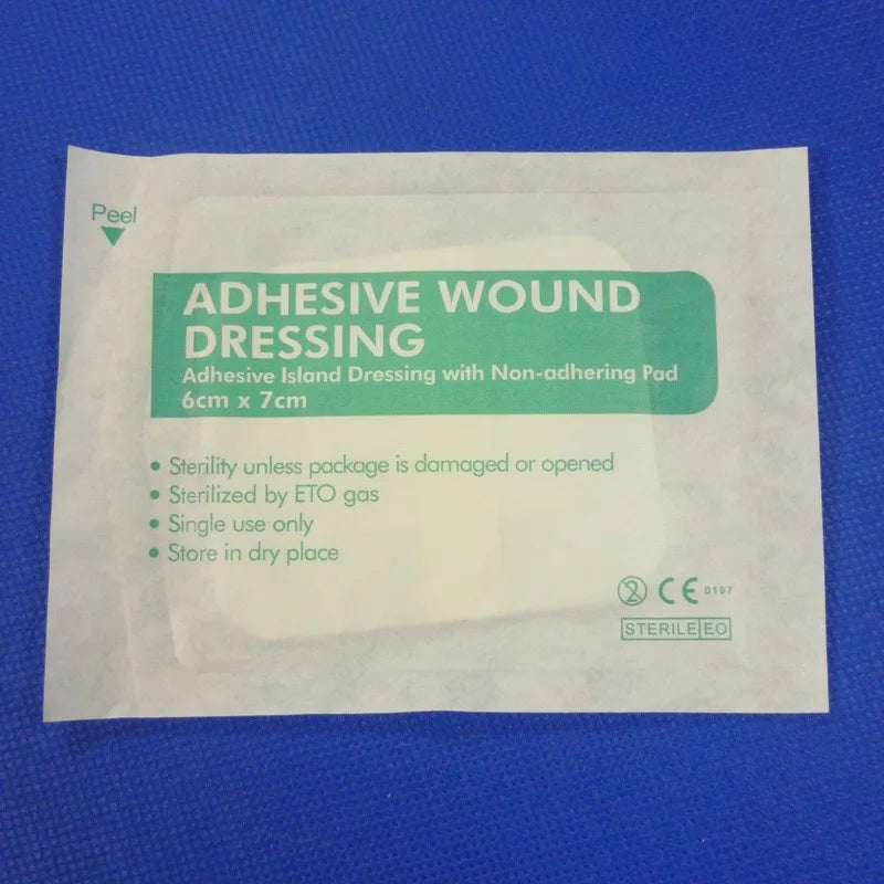 12/25pcs Large Size Hypoallergenic Non-woven Medical Adhesive Wound
