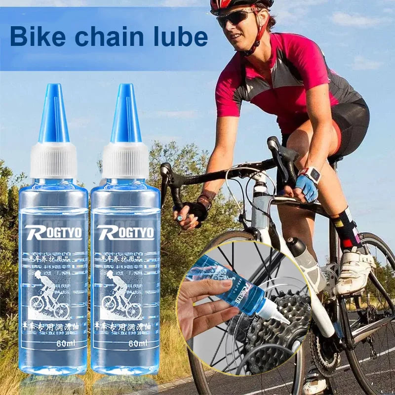 60ML Bicycle Chain Lubricant Dry Lube Chain Oil Long-Lasting Bike