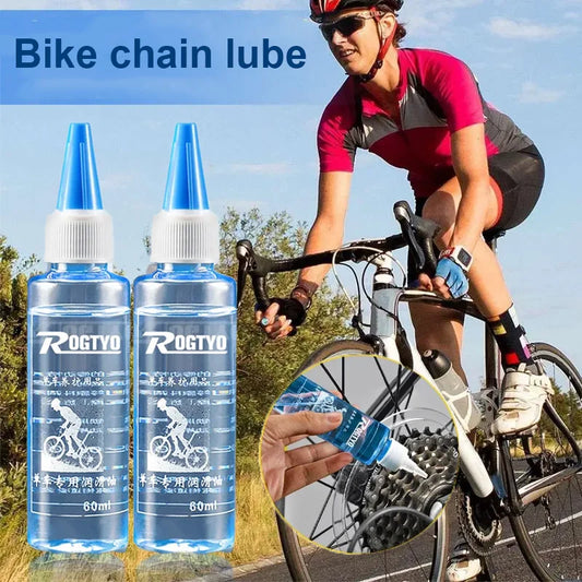 60ML Bicycle Chain Lubricant Dry Lube Chain Oil Long-Lasting Bike