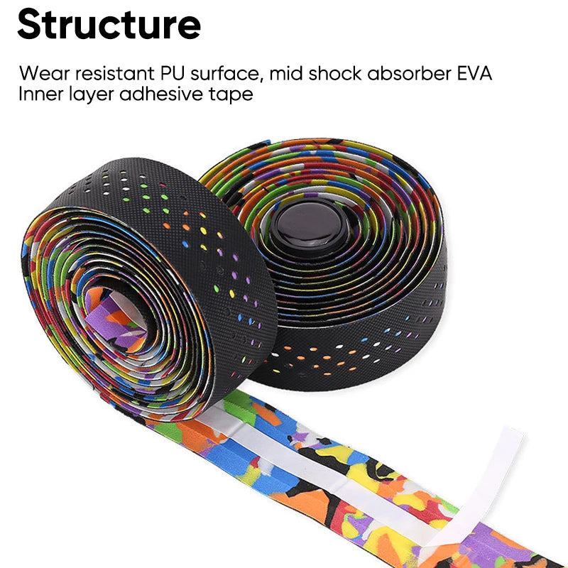 New Road Bike Handlebar Tapes Shock-absorbing Cycling Anti-slip