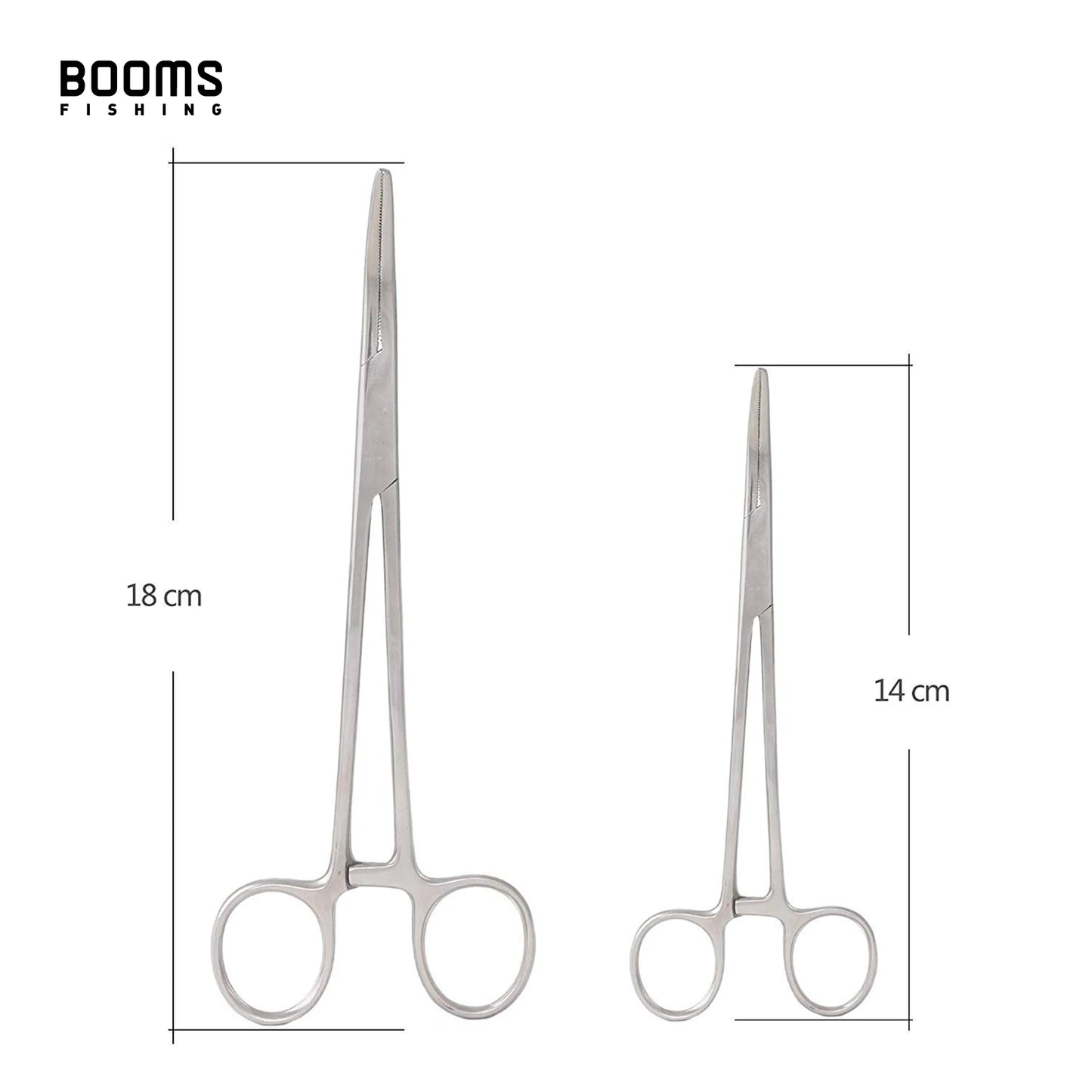 Booms Fishing Stainless Steel Hook Remover Curved Tip Pliers Slicer
