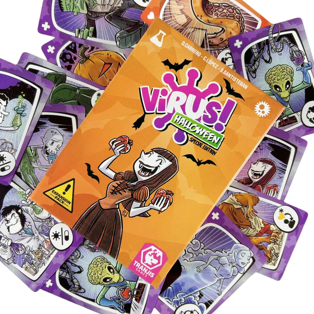 Virus 1 2 3 Board Game Halloween The Contagiously Fun Card Game