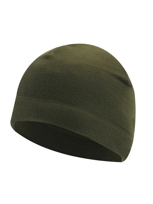 Warm Winter Skull Cap Soft Polar Fleece Hat Thick Windproof Cap
