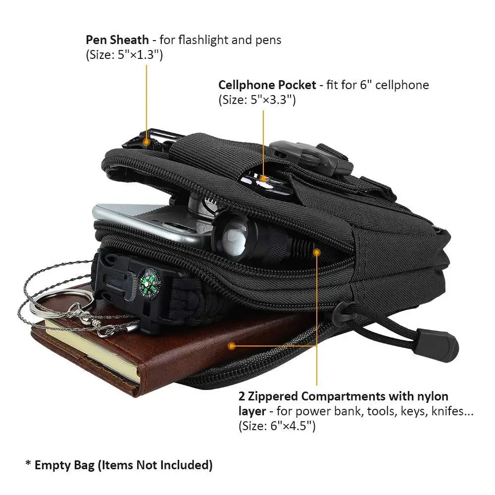 Cell Phone Holsters Tactical Universal Holster Molle Hip Waist Belt