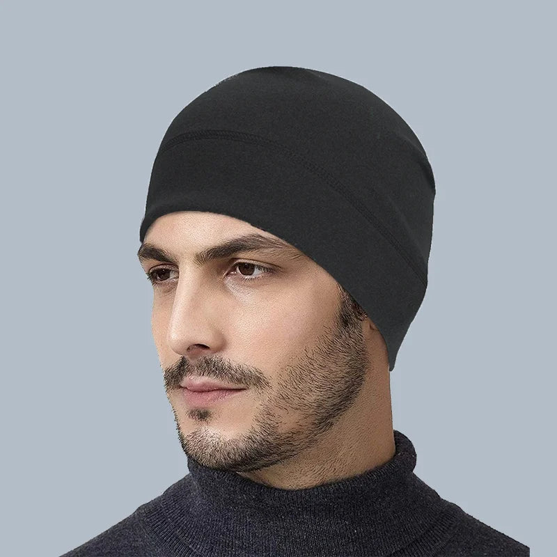 Cold Proof and Warm Outdoor Sports Headcover Fleece Ski Cap Riding Cap