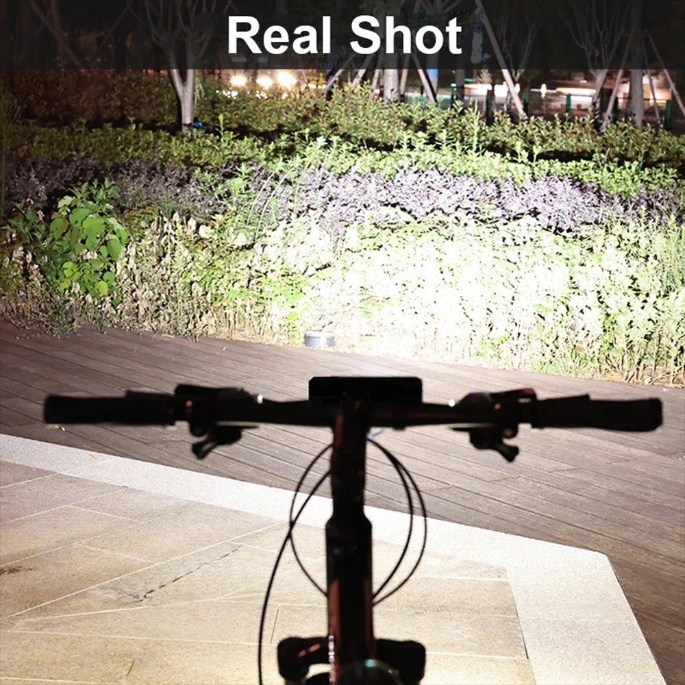 Fivemi Bicycle Light Front 10000mAh Bike Light Power Bank Flashlight