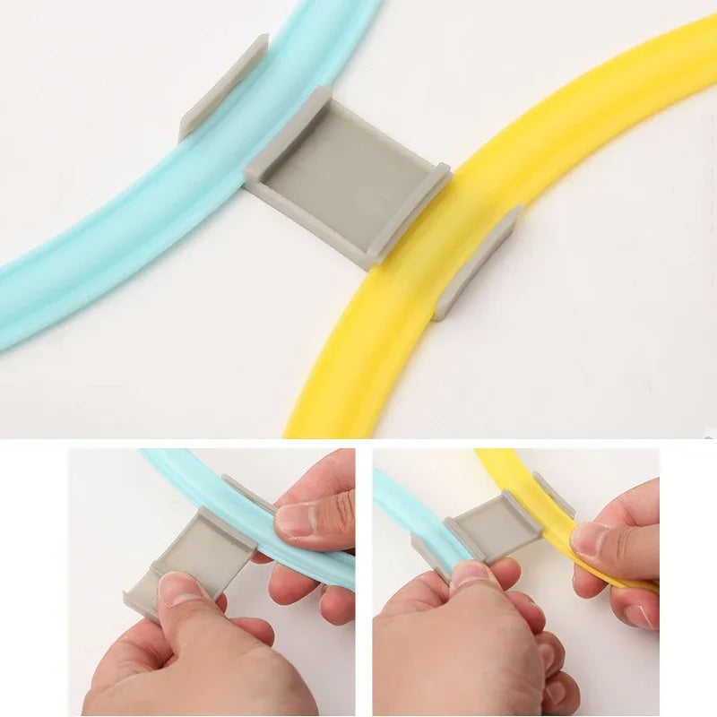 Outdoor Funny Physical Training Sport Lattice Jump Ring Set Game 10