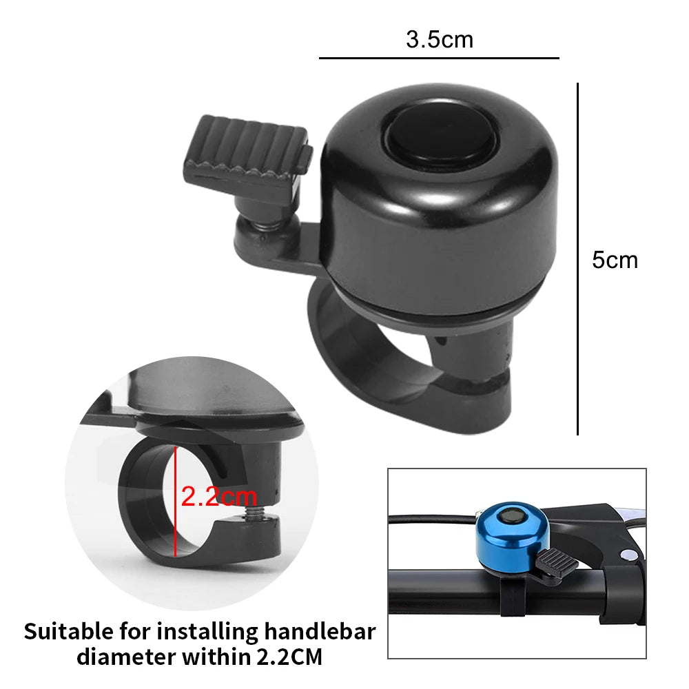 MTB Bicycle Bell Aluminum Alloy Bike Safety Warning Alarm Horn Easy to