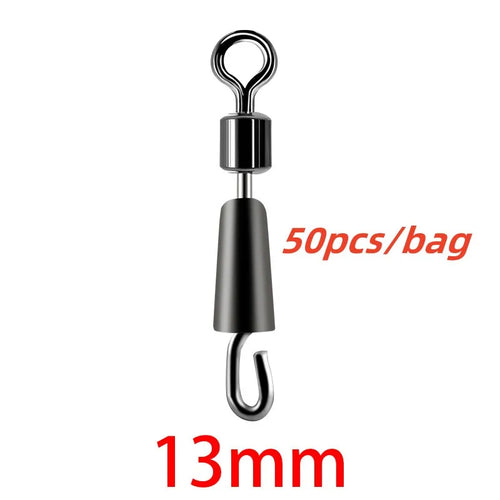 30/50PCSFishing Bearing Swivels Ball Bearing Swivel Solid Rings