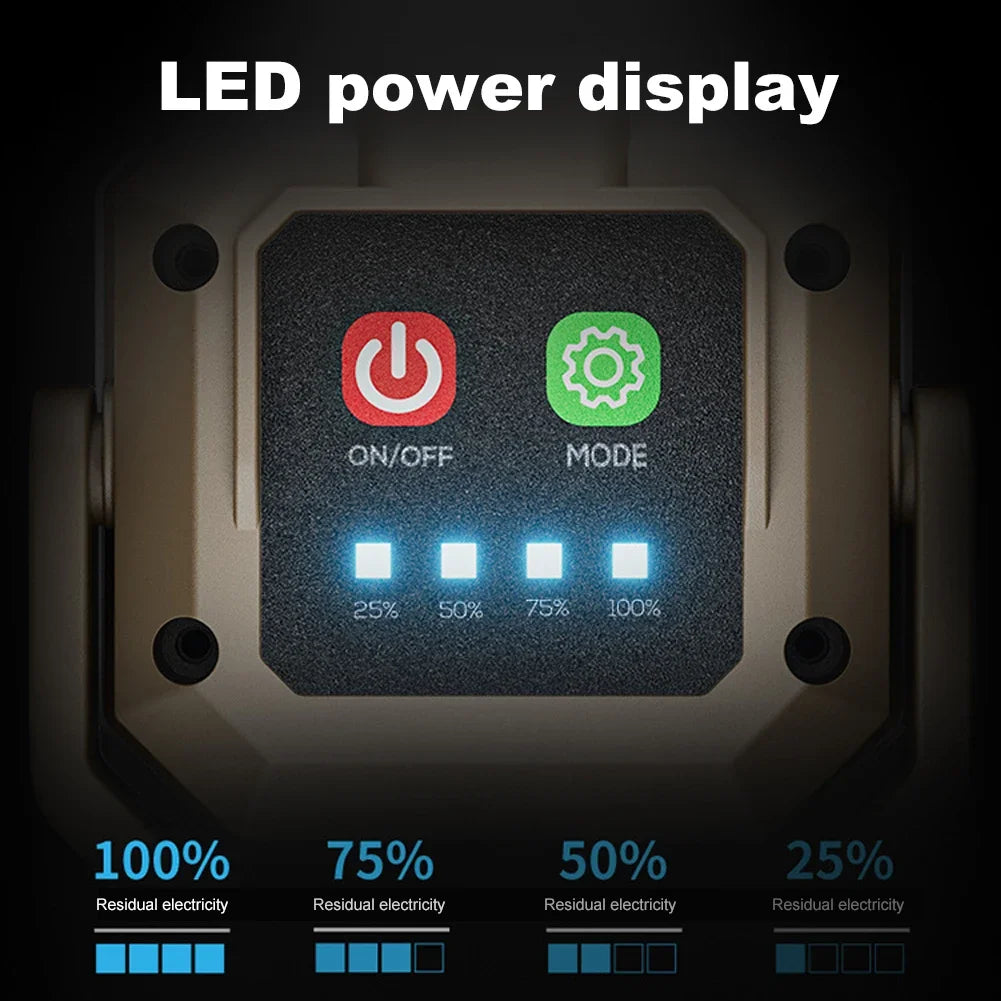 COB LED Inspection Lamp Waterproof Inspection Light with Magnetic Base