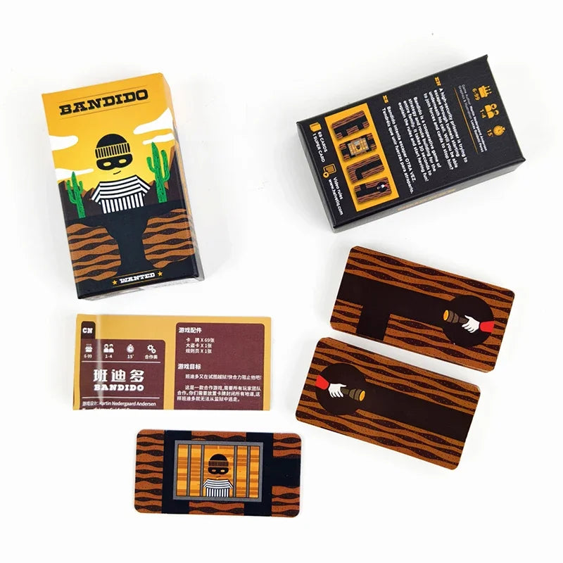 Bandido Bandida Family Table Game 1-4 Players Strategy Card Game For