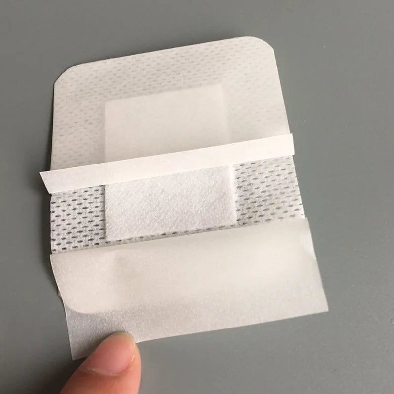 12/25pcs Large Size Hypoallergenic Non-woven Medical Adhesive Wound