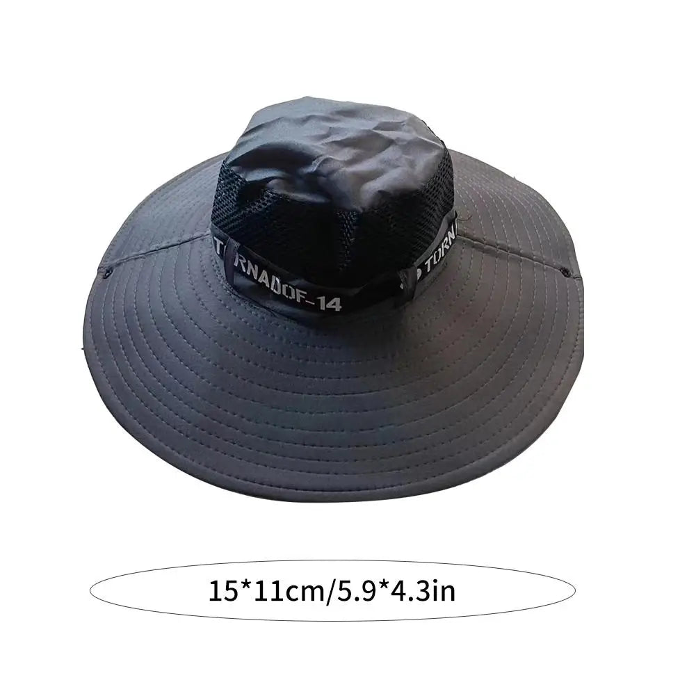 Summer Large Sun Hat Men Women Breathable Fishing Caps Sun UV