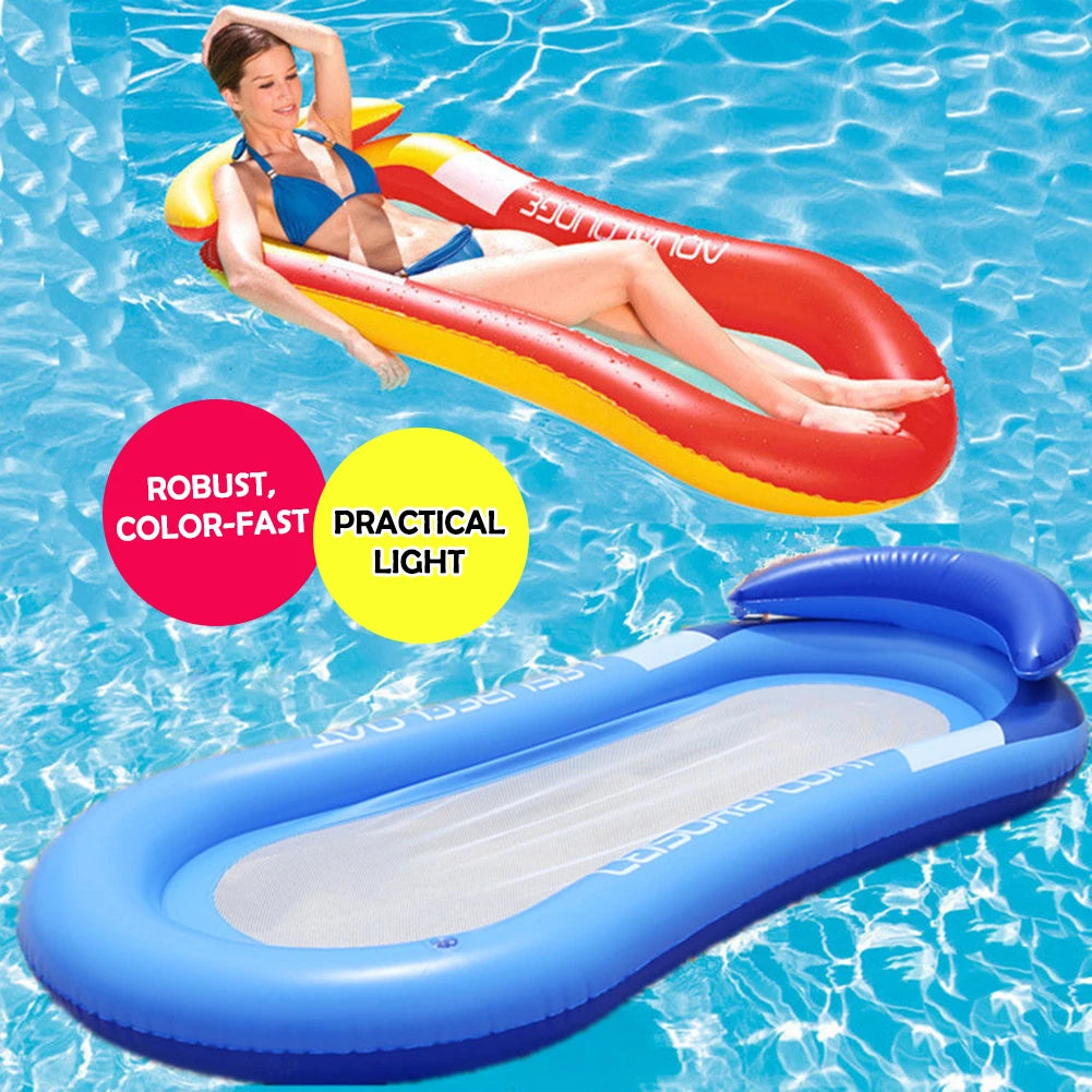 2024 Outdoor Foldable Water Hammock Inflatable Floating Swimming Pool