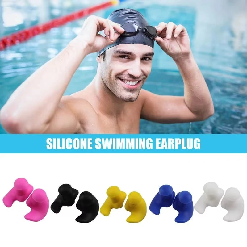 Durable Earplugs Classic Delicate Texture 1 Pair Waterproof Soft