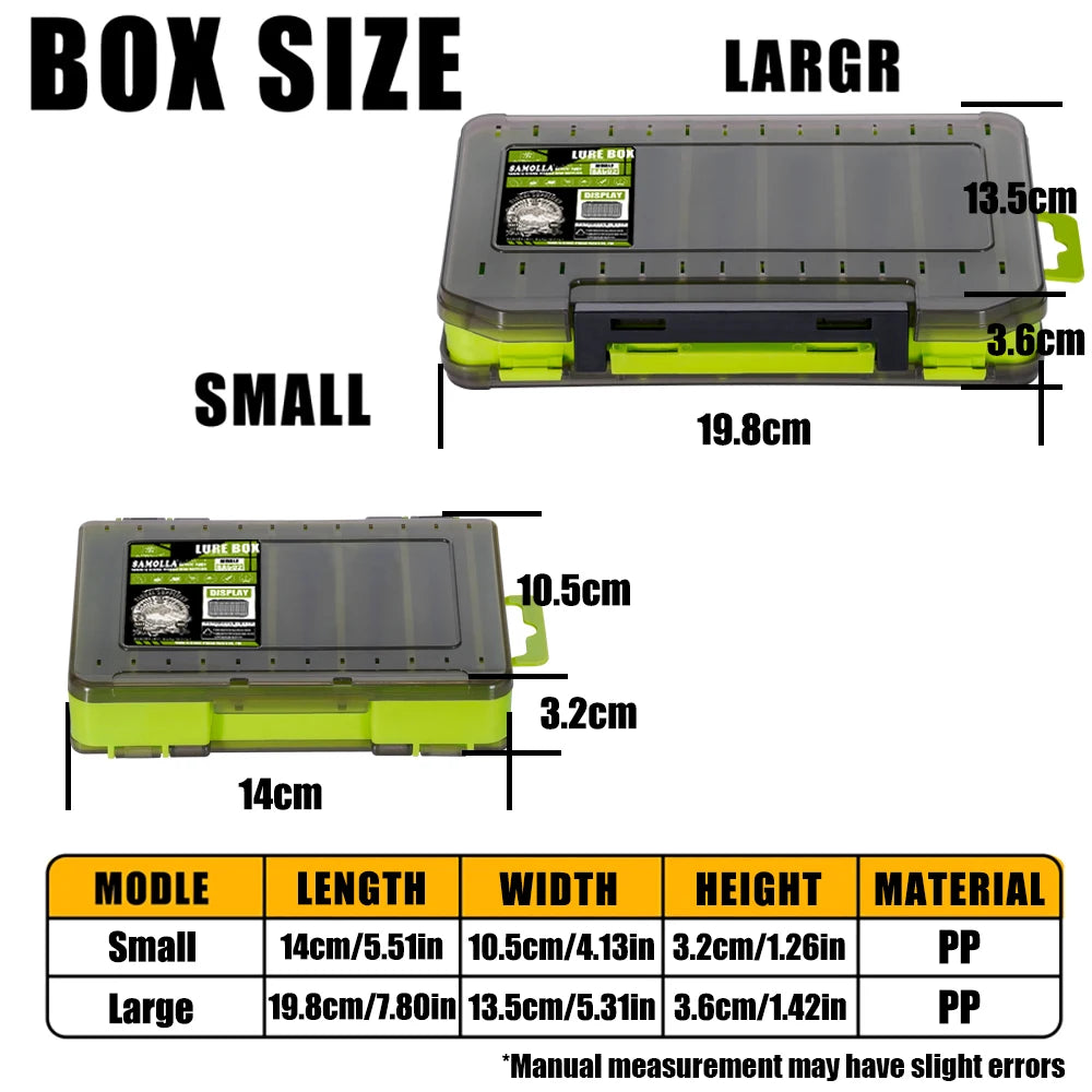 Fishing Tackle Box 14 Compartments Fishing Accessories Lure Hook