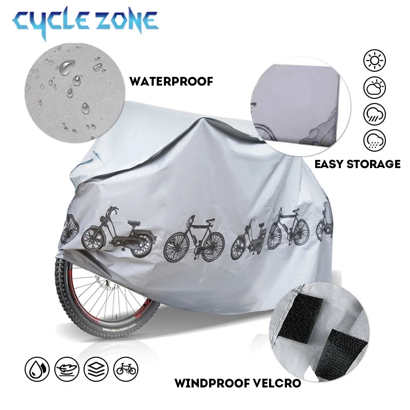 Bicycle Cover Motorcycle Rain Cover Waterproof Dustproof Anti-UV