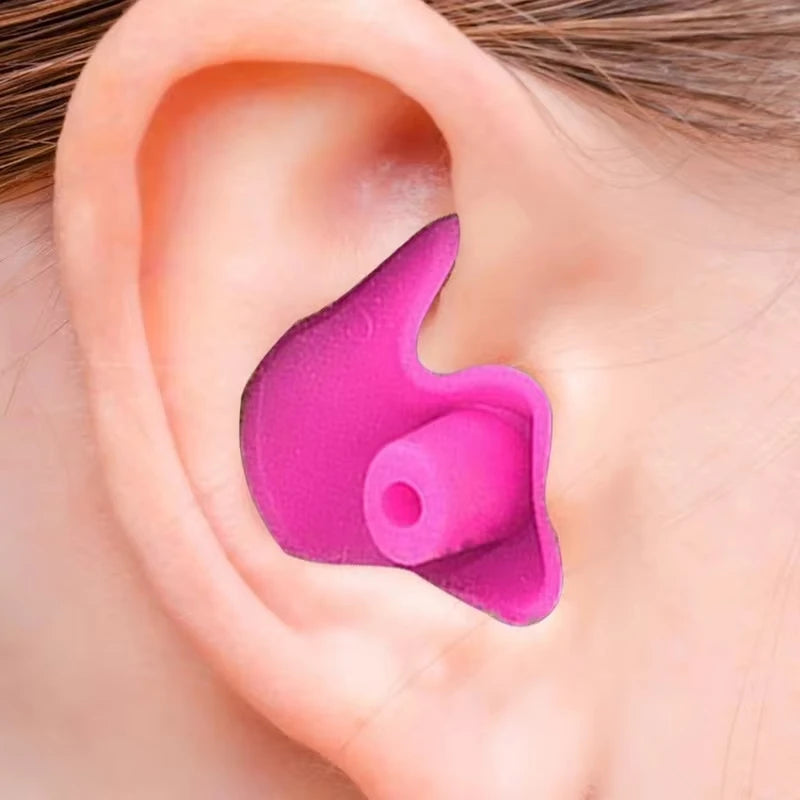 Durable Earplugs Classic Delicate Texture 1 Pair Waterproof Soft