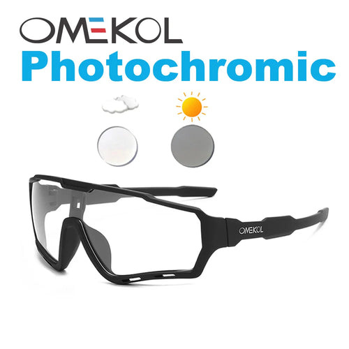 Brand New Men Women Mtb Photochromic Bicycle Eyewear Bike Baseball Sun