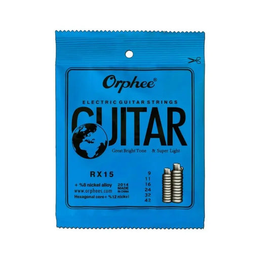 Orphee RX15 17 19 Electric Guitar Strings Nickel Alloy Super Light