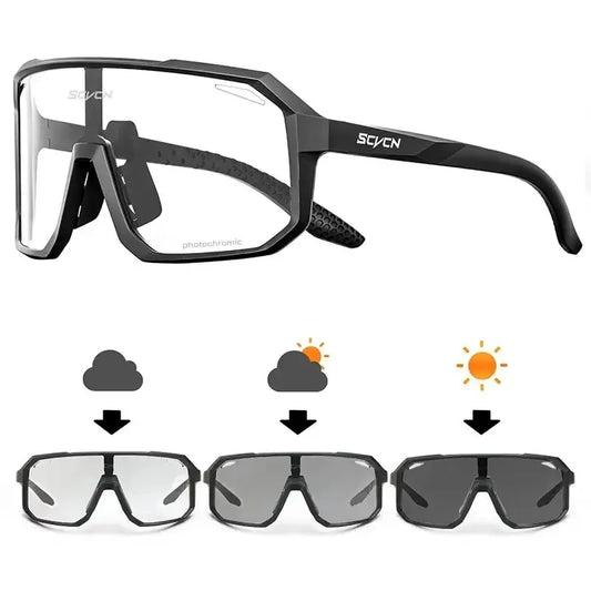 Cycling Glasses Photochromic Sunglasses Men Women Mountain Bike Road