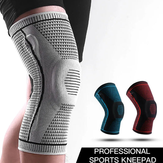 1PC Silicone Knee Pads Strap Patella Medial Support Meniscus