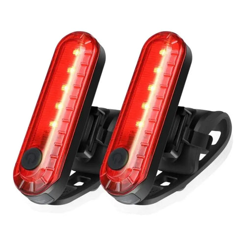 USB Rechargeable LED Bike Tail Light Bright Bicycle Rear Cycling