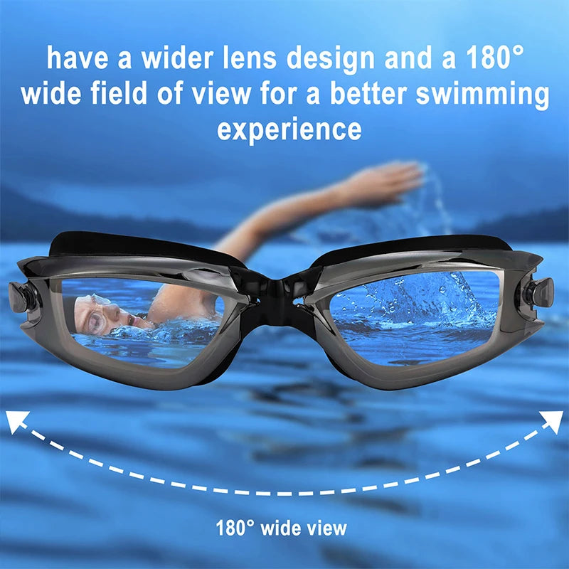 High Definition Swimming Goggles Adult Fashion Universal Silicone