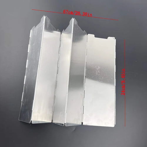 1 set outdoor camping windproof board, ultra-light aluminum alloy