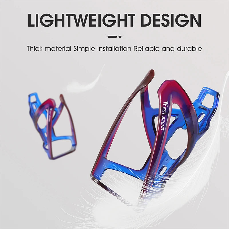 WEST BIKING Bicycle Water Bottle Cage Colorful Gradient Cycling Bottle