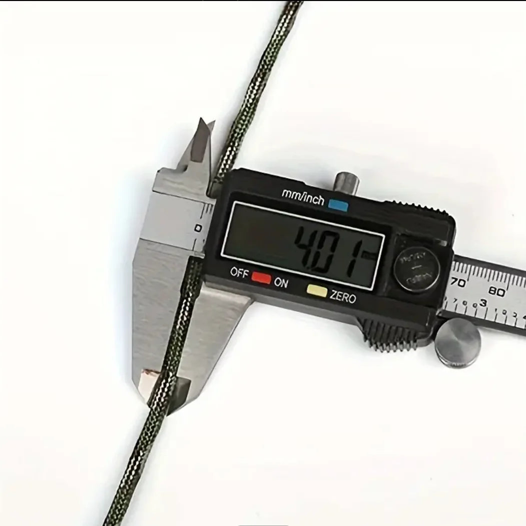 5m/20m/31m 4mm Thick Braided Paracord For Camping And Hiking, Handmade