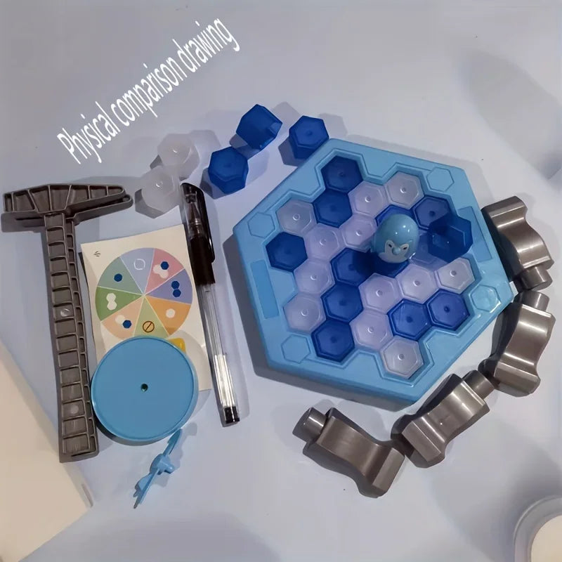 Save Penguin Knocking Ice Toy, Ice Breaker Knocking And Disassembling