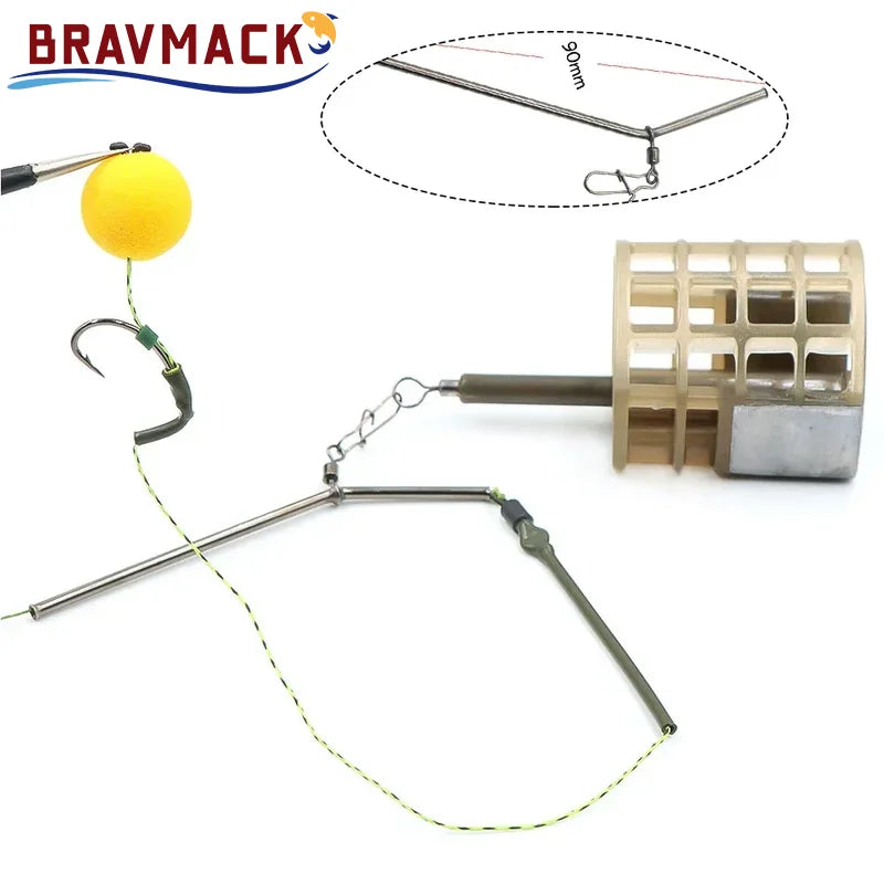 5pcs/pack copper fishing balance connector kit anti-tangle rotating