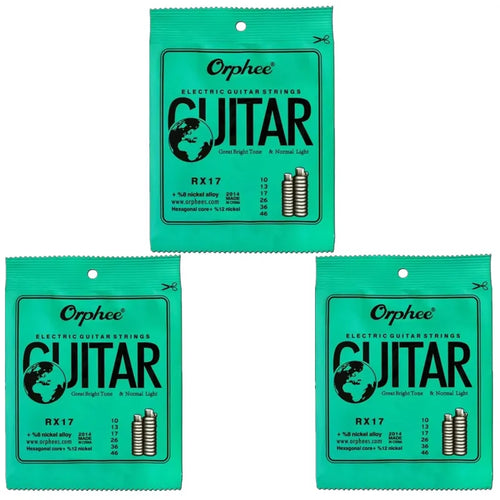 Orphee RX15 17 19 Electric Guitar Strings Nickel Alloy Super Light