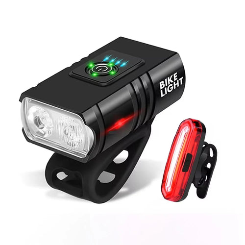 Rechargeable Bike Front Lights Bicycle Taillight MTB Road Bike Light