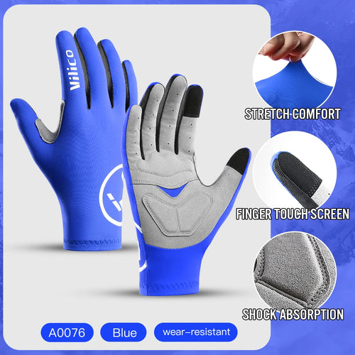 Touch Screen Long Full Fingers Half Fingers Gel Sports Cycling Gloves