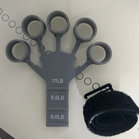 Silicone 5-finger finger trainer, wrist tension device, shooting