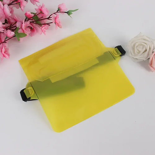 3 Layers High Waterproof Sealing Swimming Bag Large Size Transparent