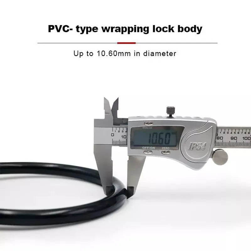 4 Digital Code Bicycle Cable Lock Anti-theft Alloy Steel MTB Road Bike