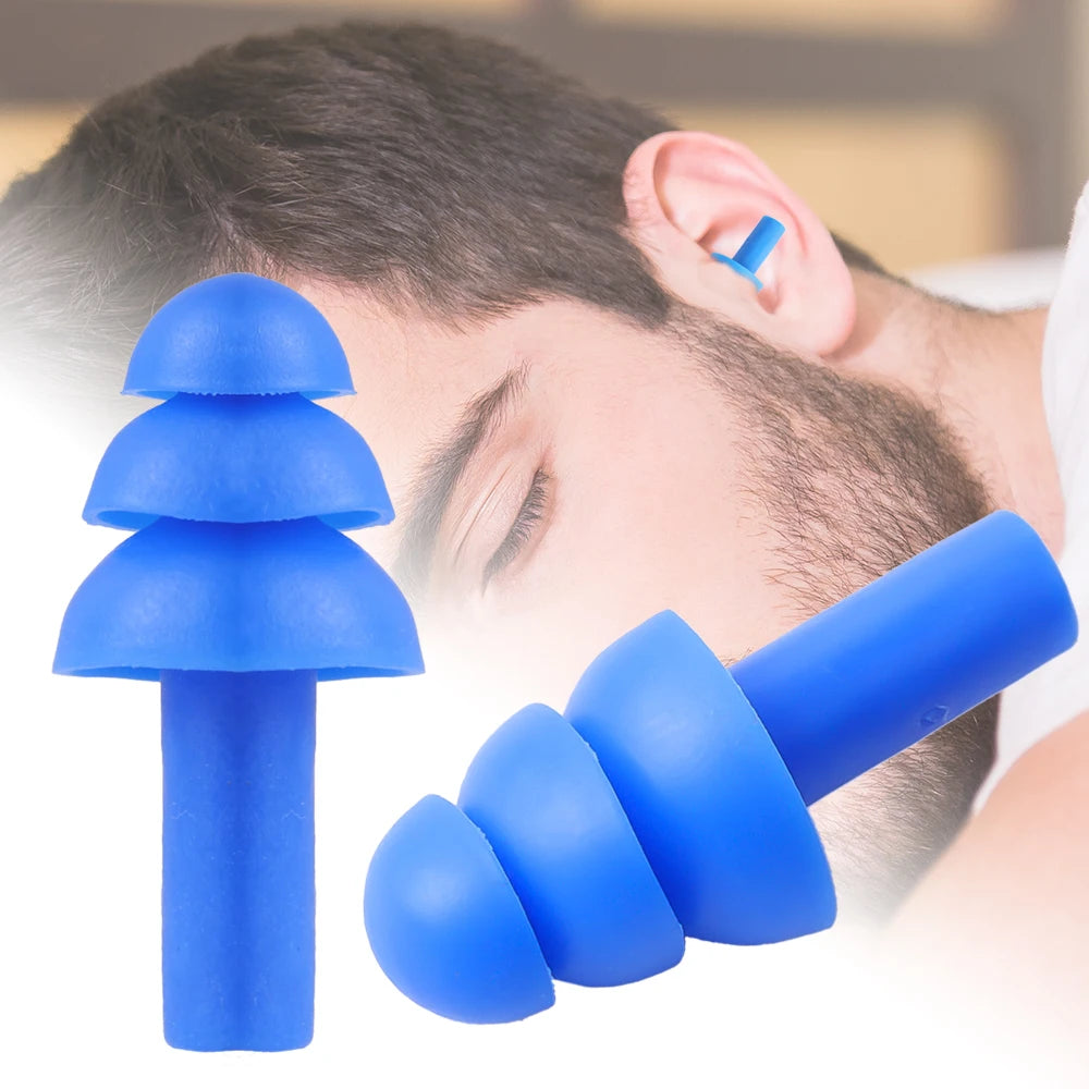1Pairs Soft Silicone Earplugs Waterproof Swimming Ear Plugs Reusable