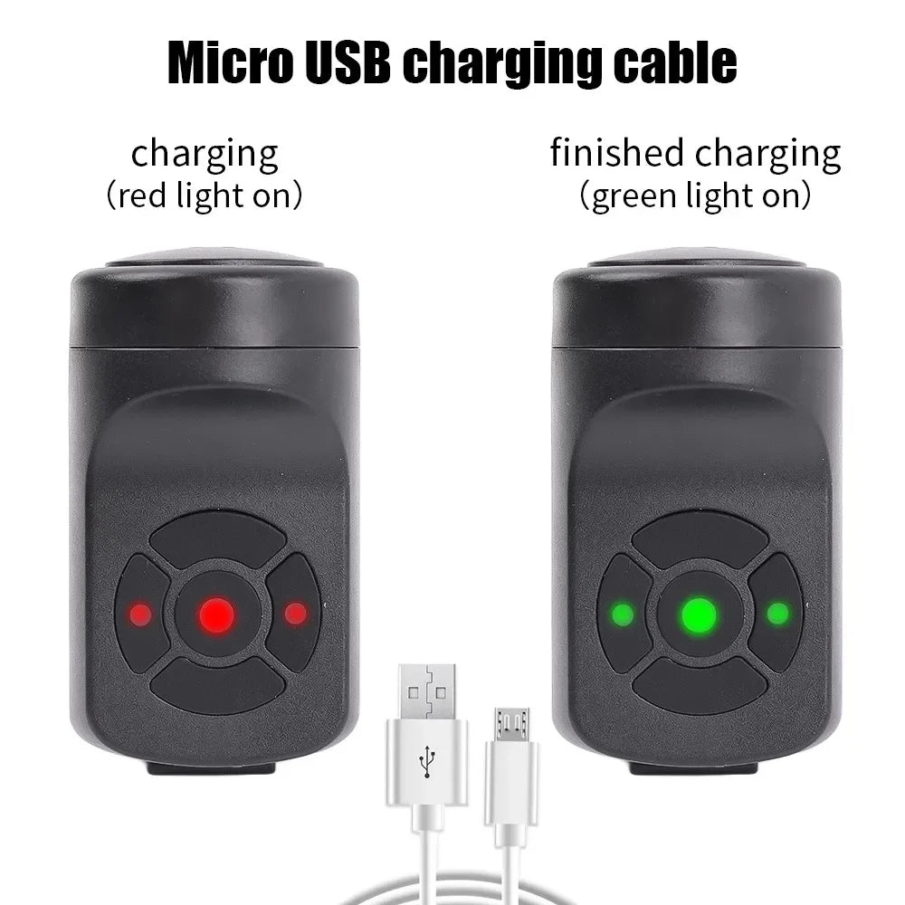 Bicycle Electric Bell Bike USB Charging Horn MTB Mountain Bike Warning